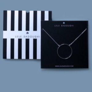 LELE SADOUGHI Circle Necklace NWT.